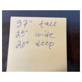 Vintage RCA Victor Wood Console Stereo Cabinet with Soundesign Cassette Recorder - untested