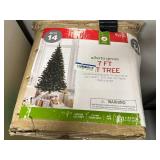 7ft Pre-Lit Alberta Spruce Artificial Christmas Tree - untested