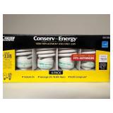 Tall White Storage Cabinet with Assorted Household Supplies