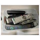 Mixed Home and Office Accessories Lot with Remotes, Bookends, Pitcher, and Candle