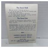 7 Holsum Bread American Maid Bread Boy Scouts Invisible Color Pictures