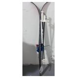 Edsbyn Wood Cross Country Skis 4.7 Ft Poles are 32 Inches