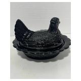 Black Mosser 6" Hen on Nest