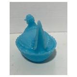 Beautify 5" Blue Westmoreland Hen on Nest