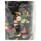 Jar of Vintage Buttons