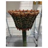 Vintage 30" Wicker Plant Stand