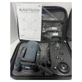 2 New Black Falcon Collapsible Quadrocopter Drones