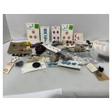 Vintage Lot of Carded Buttons and other Button Sets