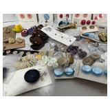 Vintage Lot of Carded Buttons and other Button Sets