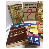 Lot of 10 Vintage Boy Scouts Books 1947-1968
