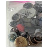Lot of 53 Large Vintage Buttons