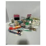 Basket of Vintage Sewing Notions
