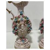 2 Lefton China Ewer Pitcher