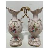 2 Lefton China Ewer Pitcher
