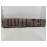 2 Ft. Barnwood Quilts Sign