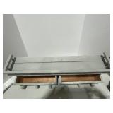 Cute Plate Shelf with Knobs and Drawers  2 Ft