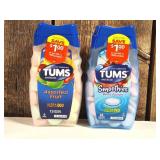 TUMS Extra Strength Antacid Smoothies Berry Fusion & Assorted Friut Chewable Tablets