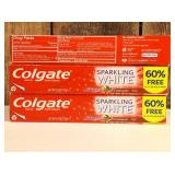 Colgate Anticavity Fluoride Toothpaste Sparkling White Cinnamint with Cinnamon & Natural Mint Flavor Gel  (set of 3)