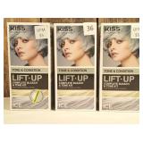 KISS Colors & Care Lift Up Complete Bleach & Tone Kit, Ice  (set of 3)