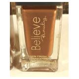 Believe Beauty Skin Finish Foundation, Chestnut  (set of 3)