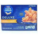 Kraft Deluxe Original Macaroni & Cheese Dinner 2 ct Pack   (set of 3)