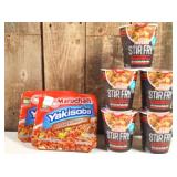 Noodles - 5 cup noodles & 2 Maruchan Yakisoba