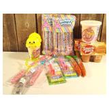 Variety of Easter Candy & 2 Butterscotch Snack Packs