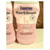 Coppertone Pure & Simple Baby Mineral Sunscreen - SPF 50 - 6 fl oz  (set of 3)