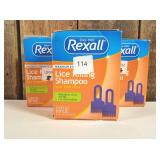 Rexall Maximum Strength Lice Killing Shampoo  (set of 3)