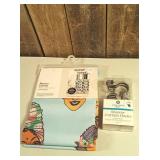 Shower Curtain & Hooks