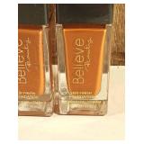 Believe Beauty Skin Finish Foundation - Hazelnut  (set of 3)