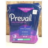 Prevail Daily Underwear for Women, Pull on with Tear Away Seams, Small 22 count