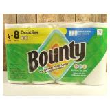 Bounty Paper Towels Select-A-Size White, 4 Double Rolls, 82 Sheets Per Roll  (set of 2)