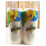 Bounty Paper Towels Select-A-Size White, 4 Double Rolls, 82 Sheets Per Roll  (set of 2)
