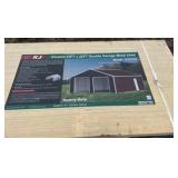 2025 K2223G Unused 23ftx22ft Double Garage Metal shed