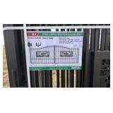 2025 K0720  Unused 7FT(H)x 20FT(L) Metal Farm Driveway Gate