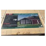 2025K2223GUnused23ftx22ft Double Garage Metal shed