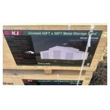 K 4230W Unused 42FT x 30FT Metal Storage Shed