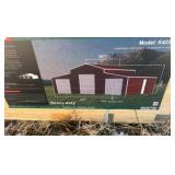 2025 K4230G Unused 42FT x 30FT Metal Storage Shed