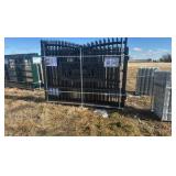 2025 K0720 Unused 7FT(H)x 20FT(L) Metal Farm Driveway Gate