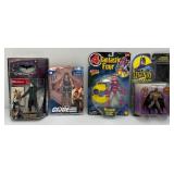 Misc. Action Figures Including GI JOE, BAT-MAN And More (NIB)