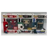 Misc. FUNKO POPS! Including Bat-Man And More (NIB)