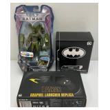 Misc. BAT-MAN Collectibles Including Grapnel Launcher Replica And More (NIB)