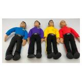 Four Vintage Collectible Wiggles Talking/Singing Dolls