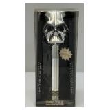 Vintage Collectible STAR WARS Large PEZ Dispenser Chrome With Light Up Eyes And Sound Affects