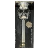 Vintage Collectible STAR WARS Large PEZ Dispenser Chrome With Light Up Eyes And Sound Affects