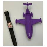 Vintage Collectible X-MEN Watch With Die Cast Airplane Watch Case (New Old Stock)