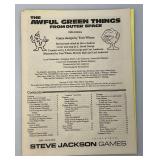 Two RARE Steve Jackson Table Games AWFUL GREEN THINGS & HACKER