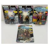 Misc. STAR TREK Action Figures (New On Cards)