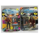 Misc. STAR TREK Action Figures (New On Cards)